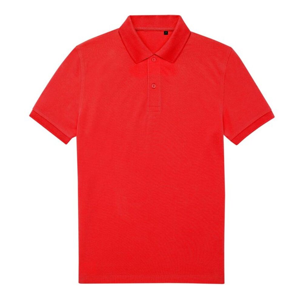 B&C Mens My Eco Polo Shirt / Red